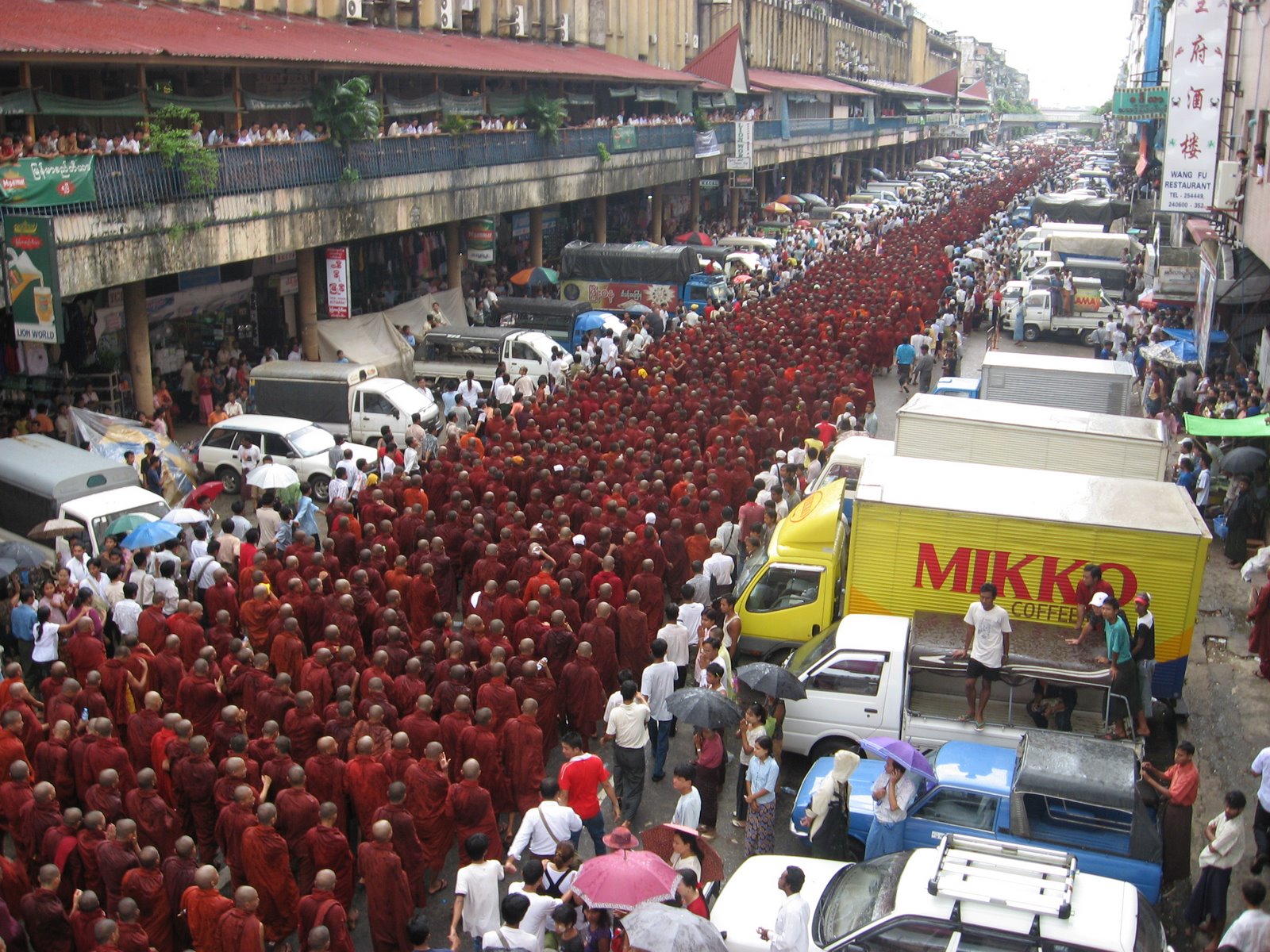 MONKS MARCHING